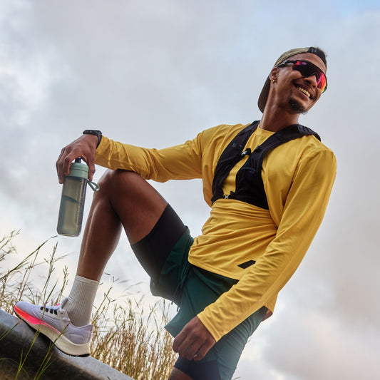 Water Filter Bottle 600ml + 2 Filters Included /Active/ Dark Green