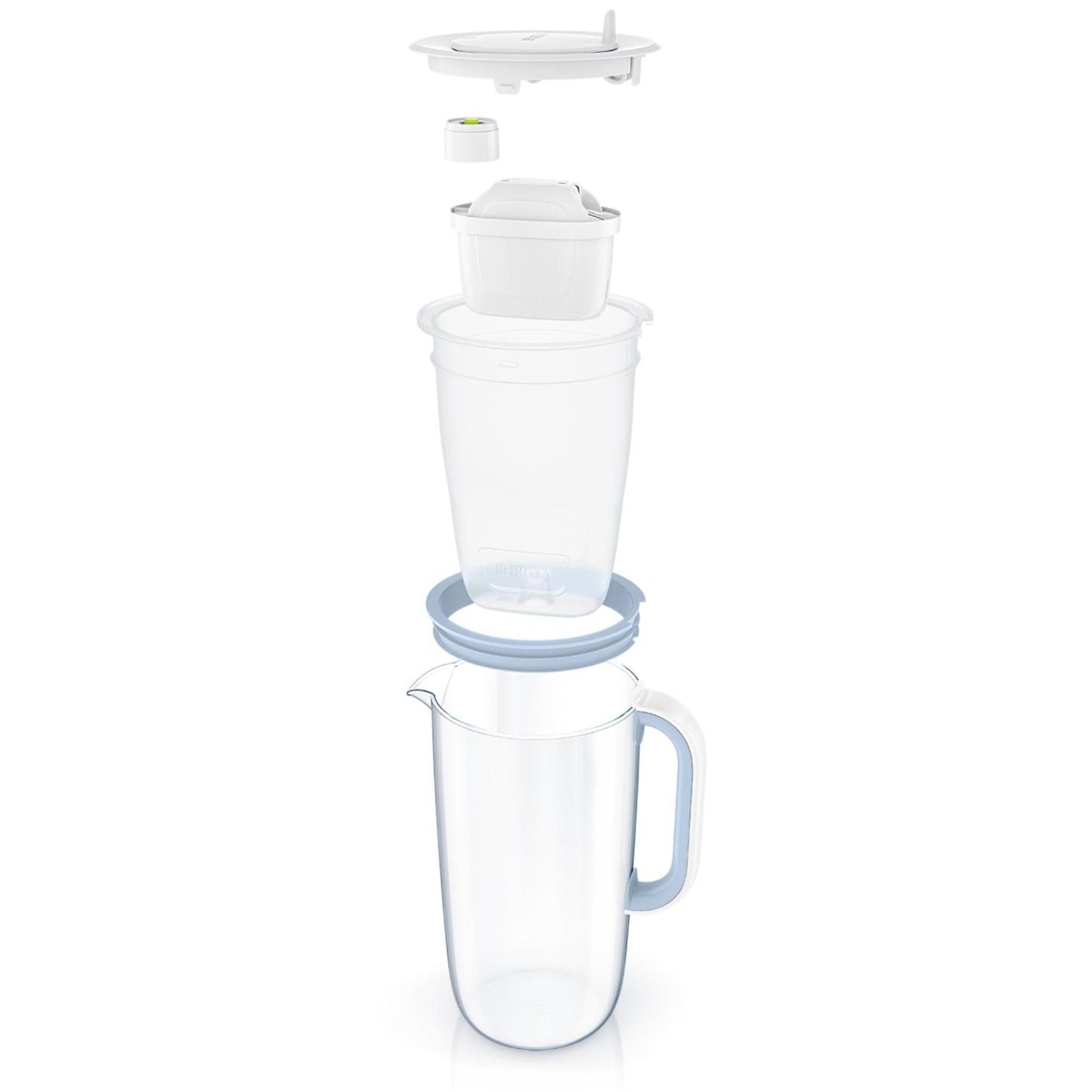 Glass Jug 2.5L + 1 Filters Included