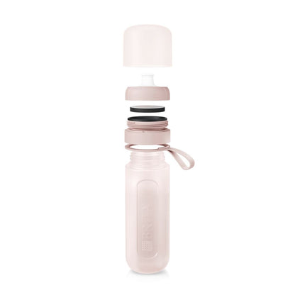 Water Filter Bottle 600ml + 2 Filters Included /Active/ Mauve