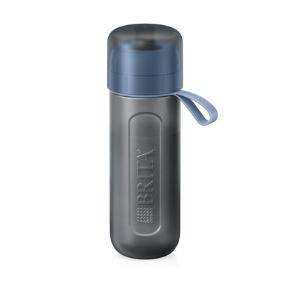Water Filter Bottle 600ml + 2 Filters Included /Active/ Dark Blue