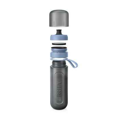 Water Filter Bottle 600ml + 2 Filters Included /Active/ Dark Blue