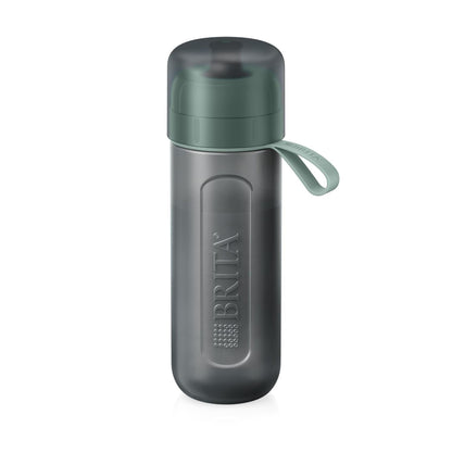 Water Filter Bottle 600ml + 2 Filters Included /Active/ Dark Green